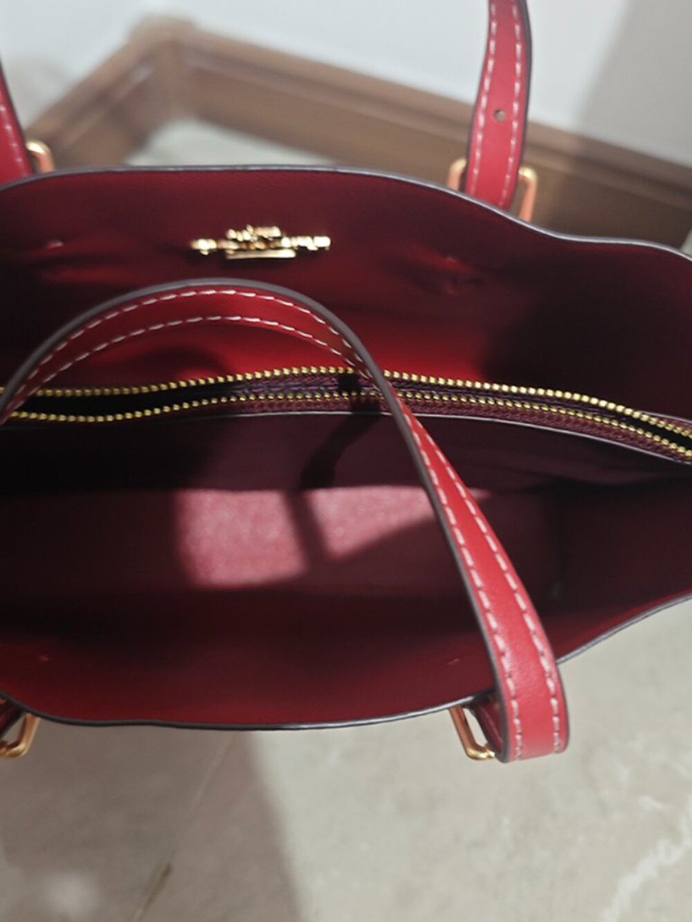 Coach Pink Cherry Shoulder Bag - Picture 7 of 7